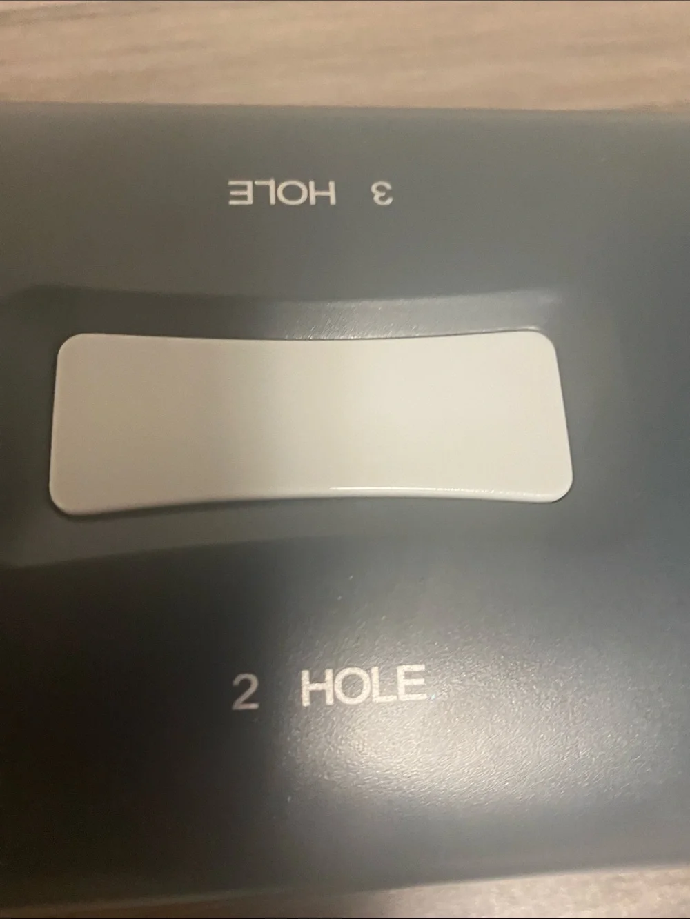 Masters 2-Hole Paper Punch in Dark Gray with White Accent